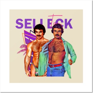 Tom Selleck Retro Vibe Posters and Art